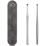 Resim Mufunye Kulak Temizleme Çubuğu, Kulak Kiri Temizleme, Kulak Kanalı Masajı, Parlak Spiral Kulak Temizleme Çubuğu + Kulak Temizleme Çubuğu İki Parçalı Set 2 Parça 