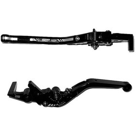 Resim Honda Pcx 2025 Uyumlu Siyah Katlanabilir Uzayabilir Spor Manet 