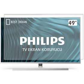 Resim Philips Uyumlu 49" inç Tv Ekran Koruyucu 
