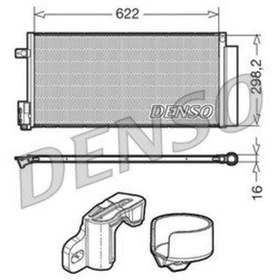 Resim DENSO Dcn13110 Klima Radyatoru ( Fiat : Bravo Iı 1.4 07-/bravo Iı 2.0 D 1850158 51826520 (wa643636) 