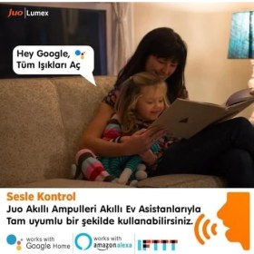Resim Storemax Juo Lumex Akıllı Ampul 11W LED Rgb Wifi & Bluetooth 