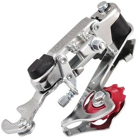 Resim Bisiklet Arka Aktarıcı-Vites Mekanizması 18-21 Vites Gri - Kırmızı - Siyah 