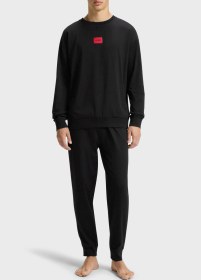 Resim Hugo Erkek Pijama Takımı 50549188 001 Siyah Siyah 