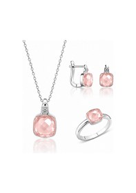 Resim Servi 925 Ayar Gümüş Pomelita Set-83 22227616 