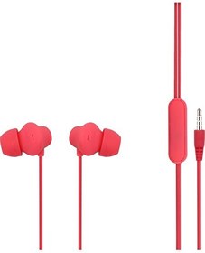 Resim Acoustic 0088 Mikrofonlu Kablolu Kulak İçi Kulaklık Kırmızı 