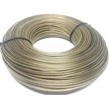 Resim Karaaliler Çelik Çamaşır Ipi Çelik Halat Pvc Kaplı Izoleli 3 mm 50 Metre 