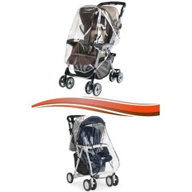 Resim Bebek Arabası Yağmurluğu J81 Şeffaf 