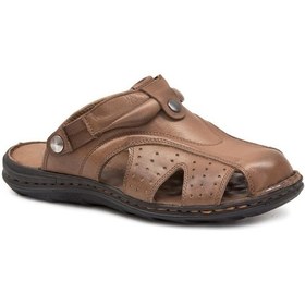 Resim Gedikpaşalı 2007 Kahve Erkek Ayakkabı Terlik-Sandalet (184784601) Kahverengi 