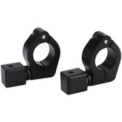 Resim Teltree Bmw F800/f750/f650gs, R1200/r1250gs Lc/adv/r1150gs Motosiklet Led Yardımcı Işık Braketi - Açı Ayarlanabilir, Cnc Alüminyum, 25mm Boru Uyumlu 