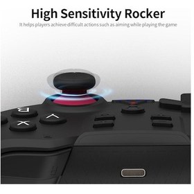 Resim Flybuy Reedark Kablosuz Bluetooth Oyun Kumandası - Gyro Sensörlü, Çift Motor Titreşimli, Nintendo Switch Ve Pc Uyumlu 