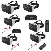 Resim Createtech Vrshınecon G06b+b03 Vr Gözlük Telefon 3d Oyun Kask Kafa Dijital Gözlük Giyen 