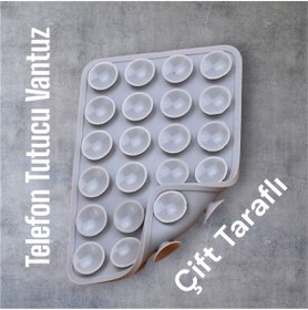 Resim Case collection Slikon Çift Taraflı Vantuz Telefon Tutucu Vakum,Cama Yapışan Çift Taraflı 