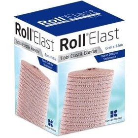 Resim Roll Elast Bandaj Ten Rengi 6cm x 3,5m 