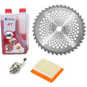 Resim Kmtmak Motorlu Tırpan Fr-fs 450 480 Hava Filtresi Buji Elmas Daire Testere 2t Yağ 