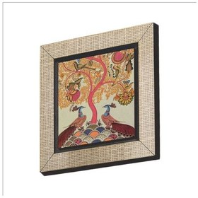 Resim Tavus Kuşları Baskılı Mdf Magnetkrg-161 