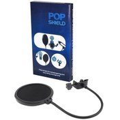 Resim Zerx Stüdyo Mikrofon Pop Filtre - Pop Filter Gürültü Engelleyici 