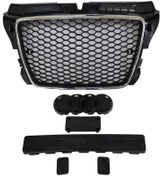 Resim Audi A3 RS3 Panjur Krom/Siyah 2008-2013 Arası Uyumlu 