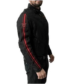 Resim Venom Compas Motorcu Ceketi Yazlık Siyah Mont 