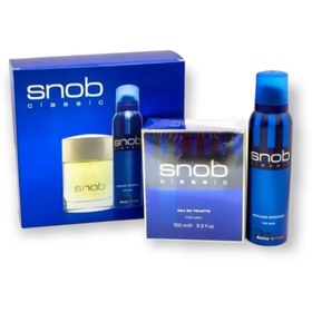 Resim Snob Orıjınal Snop Classic Edt Erkek Parfümü 100 Ml + Snop Deodorant 150 Ml 