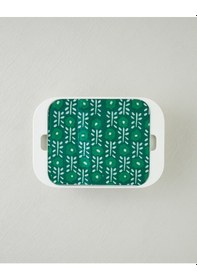 Resim English Home Plantopia Melamin 4'lü Cam Kapaklı Kahvaltılık 30x21 Cm Koyu Yeşil Yeşil 