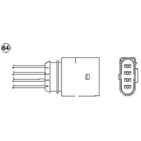 Resim 93041 OKSİJEN SENSÖRÜ OZA811-EE14 GOLF IV-BORA-TOLEDO 1.6 98-0 