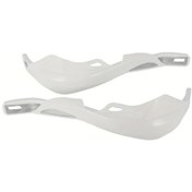Resim Cloudstore Beyaz 22mm 7/8" Universal Motosiklet Enduro Atv Dirt Bike El Koruma Kolları 