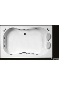 Resim Alika - 180X110 Jakuzi Küvet & Hidromasaj Sistem-1 (8 Jet) 