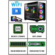 Resim Ramtech Sıngularıs R5-7600X RTX5060 8 GB 16 GB 500 GB M2 SSD W11P Masaüstü Oyuncu Bilgisayarı 