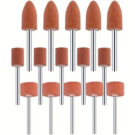 Resim 15 adet Döner Alet Taşlama Taşı Seti, Koralit Aşındırıcı Montajlı Taşlama Tekerlek Başlığı, 1/8" Shank, Parlatılmış Bitiş, Taşlama Taşları, Jade Parlatma, Pas Giderme için - Döner Taşlama Aleti ile Uyumlu, Montaj Gerektirmez, Yüzey Önerisi: Metal, Taşlama Aksesuarları | Parlatılmış Bitiş | Koralit Taşlama Taşları, Taşlama Tekerlek Aksesuarları, Döner Alet Aksesuarları, Taşlama Tekerlekleri için 