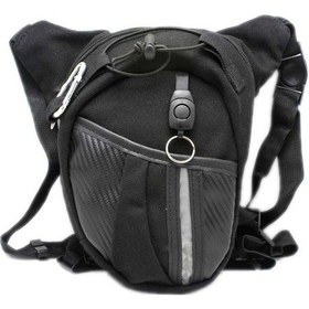 Resim Motosiklet Bel Bacak Çantası Impertex Kumaş Kemerli Ve Cırtlı Çanta Renkli 