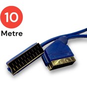 Resim Tek-İş Skart To Skart Ara Kablo Scart To Scart Kablo 10 Metre 