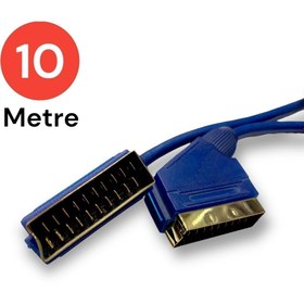 Resim Tek-İş Skart To Skart Ara Kablo Scart To Scart Kablo 10 Metre 