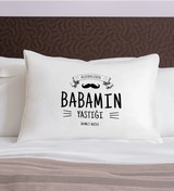 Resim Bk Gift Kişiye Özel Baba Temalı Pamuklu Yastık Kılıfı-5 50x70cm, Babaya Hediye, Babalar Günü Hediyeleri Kobitmeyencom31342 Bk Gift 
