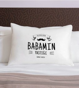 Resim Bk Gift Kişiye Özel Baba Temalı Pamuklu Yastık Kılıfı-5 50x70cm, Babaya Hediye, Babalar Günü Hediyeleri Kobitmeyencom31342 Bk Gift 