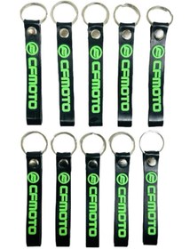 Resim Cfmoto Siyah Yeşil 10 Adet Silikon Motosiklet Anahtarlık 