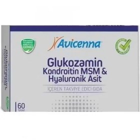 Resim Avicenna Glukozamin Kondroitin MSM Hyaluronik Asit 60 Tablet 