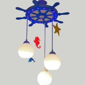 Resim Mutlu Aydınlatma Avize Ledli Çocuk Odası 3'lü 