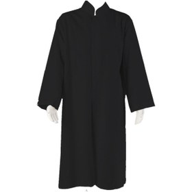 Resim Yasir Cübbe, Namaz Cübbesi, Cami Cübbesi, Siyah Renk, 1 Numara, Namaz Kıyafeti, Sade Cübbe 
