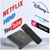 Resim FS1PRO TEKNOLOJI 4k Pro Android Tv Box S / Prime Tv Stick Chromecast 4k - Q1 
