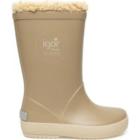 Resim İgor W10293 Splash Dk Borreguito Çizme Bej 