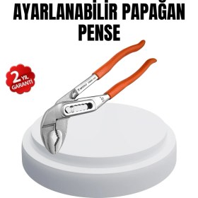Resim Ayarlanabilir Kurbağacık Pense Boru Anahtarı Çelik Malzeme - Lisinya 