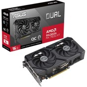 Resim ASUS DUAL Radeon RX 7600 XT OC 16GB GDDR6 128 Bit Ekran Kartı 