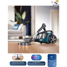 Resim Philips Ultra LED Başlık ve Powercyclone 10 Teknolojisi ile Premium Toz Torbasız Elektrikli Süpürge, Nanoclean Teknolojisi, Powermax Sensörü 