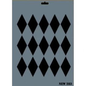 Resim Belle Fusion Mey Ithalat® Rich New Seri N-283 Stencil 35X25 cm 