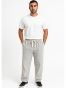 Resim Erkek Fitilli Kadife Cepli Buggy Pantolon Oversize Rahat Kalıp - Gri Çok Renkli 