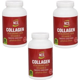 Resim Collagen Hyaluronic Acid Vitaminc 90 Tablet Kolajen 3 Kutu 270 Tablet 