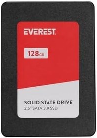 Resim Everest ES128A 128GB 2.5 SATA3.0 520MB/460MB 3D NAND Flash SSD (Solid State Drive) 