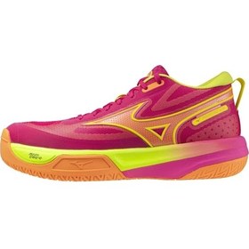 Resim Mizuno Neo Jump Unisex Voleybol Ayakkabısı Pembe / Sarı Çok Renkli 