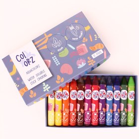 Resim Sulandırılabilir Vegan Kalem Pastel Boya (AQUACOLORZ) 