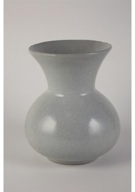 Resim Vitale Seramik Vazo Küçük Açık Gri Ak.nrh0181 Renkli 